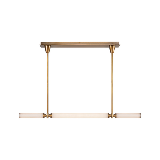 Alora LP348148 Edwin 3-lt 48" LED Linear Pendant - Vintage Brass