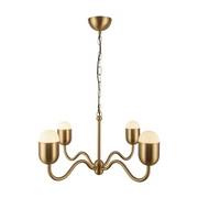Alora Mood CH558427 Effie 4-lt 27" Chandelier - Brushed Gold