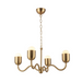 Alora Mood CH558427 Effie 4-lt 27" Chandelier - Brushed Gold