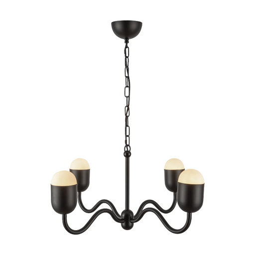 Alora Mood CH558427 Effie 4-lt 27" Chandelier - Matte Black