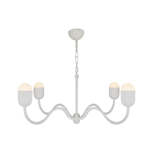 Alora Mood CH558439 Effie 4-lt 39" Chandelier - Antique White