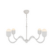 Alora Mood CH558439 Effie 4-lt 39" Chandelier - Antique White