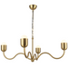 Alora Mood CH558439 Effie 4-lt 39" Chandelier - Brushed Gold