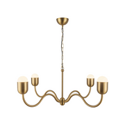 Alora Mood CH558439 Effie 4-lt 39" Chandelier - Brushed Gold