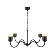 Alora Mood CH558439 Effie 4-lt 39" Chandelier - Matte Black