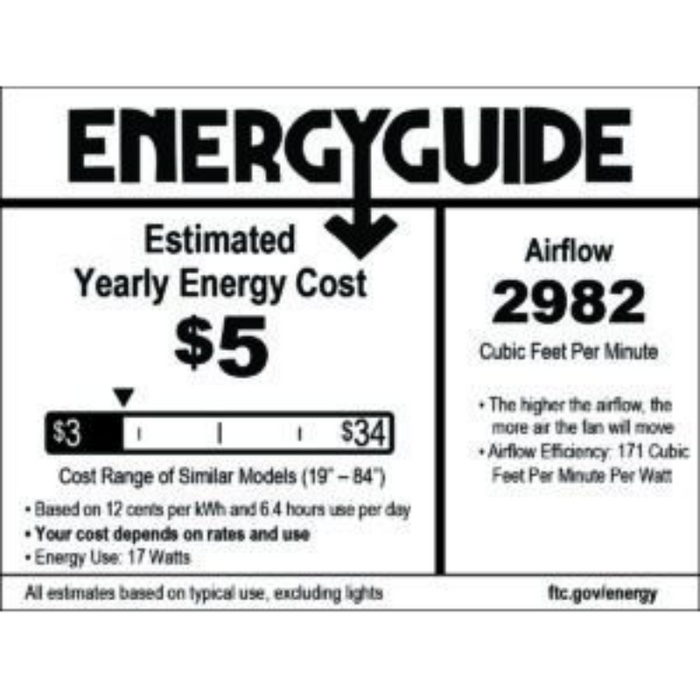 Modern Fan Ambit Flush DC 56" Ceiling Fan-No Light