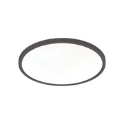 AFX EGRF2030LAJUD Edge Round Large 1-lt 20" LED Flush Mount - Black