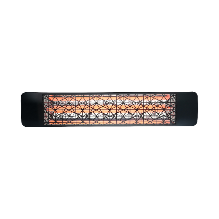 Eurofase EF50 39" 5000W Outdoor Electric Dual Quartz Element Heater - Black/Astra