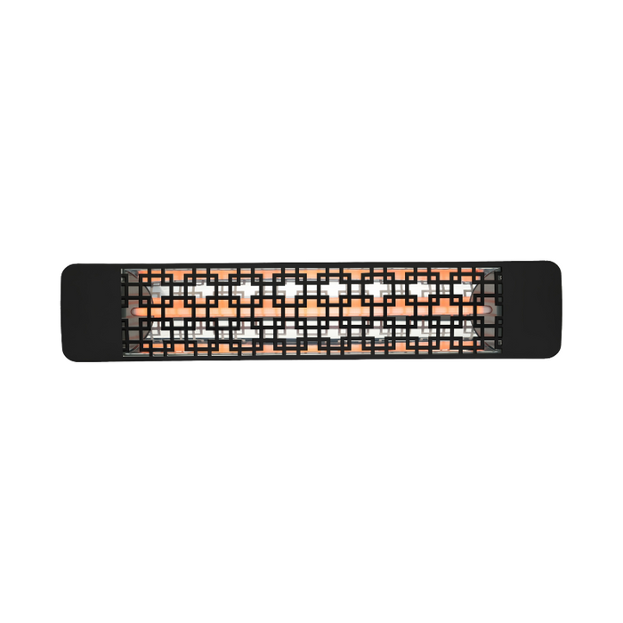 Eurofase EF15 39" 1500W Outdoor Electric Single Quartz Element Heater - Black/Brix