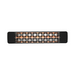 Eurofase EF15 39" 1500W Outdoor Electric Single Quartz Element Heater - Black/Brix