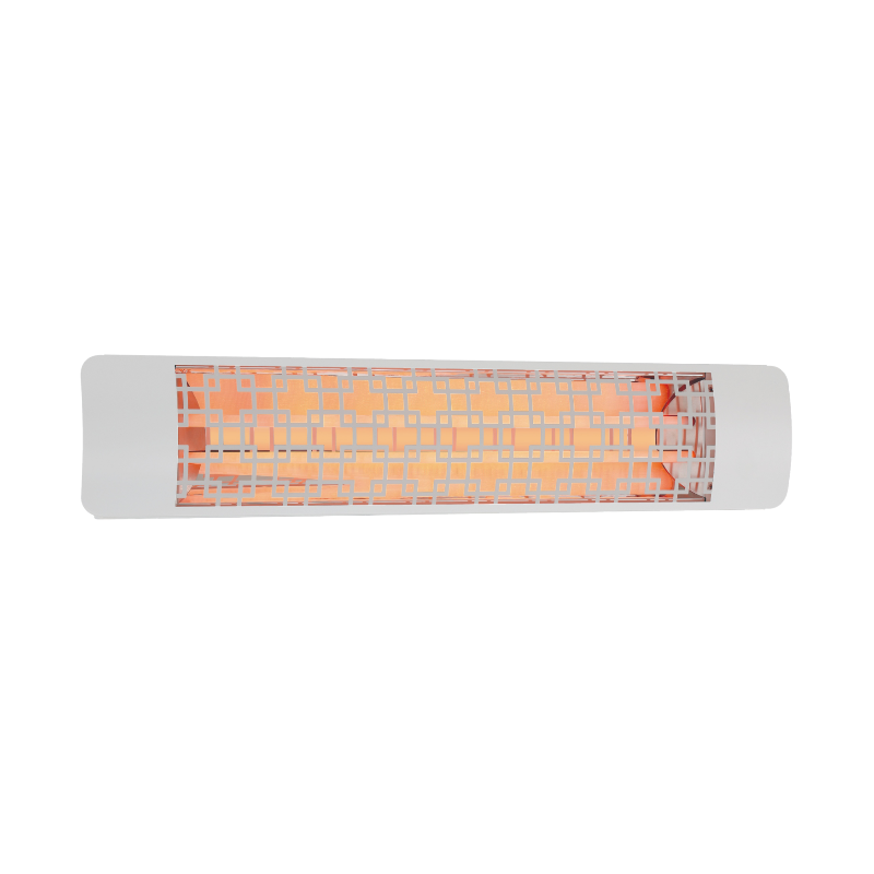 Eurofase EF50 39" 5000W Outdoor Electric Dual Quartz Element Heater - White/Brix