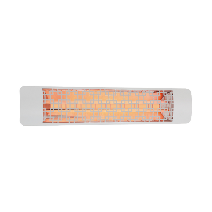 Eurofase EF50 39" 5000W Outdoor Electric Dual Quartz Element Heater - White/Brix