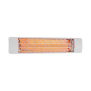 Eurofase EF50 39" 5000W Outdoor Electric Dual Quartz Element Heater - White/Chevron