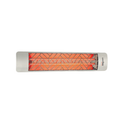 Eurofase EF15 39" 1500W Outdoor Electric Single Quartz Element Heater - Stainless Steel/Chevron