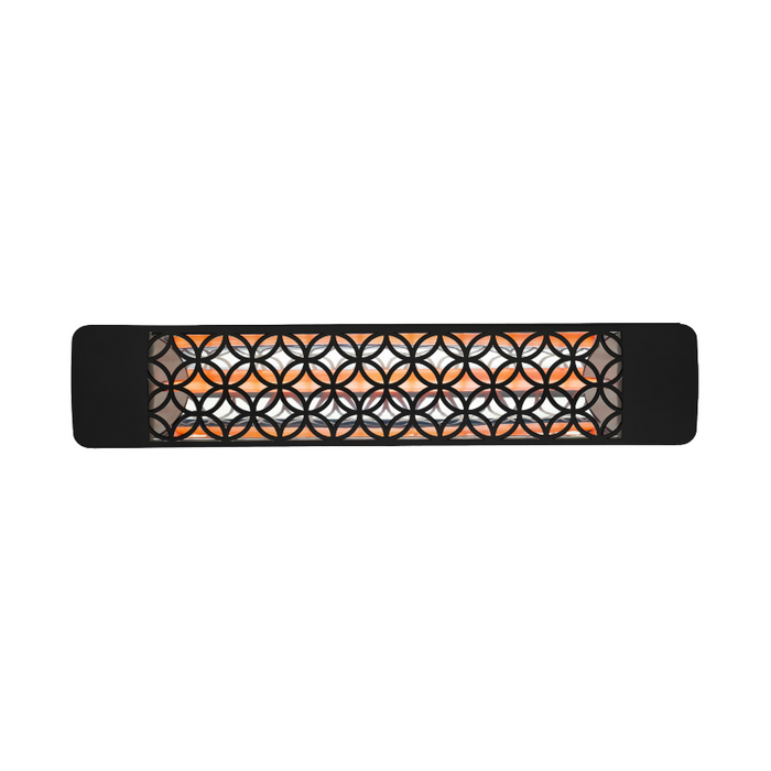 Eurofase EF40 39" 4000W Outdoor Electric Dual Quartz Element Heater - Black/Clover