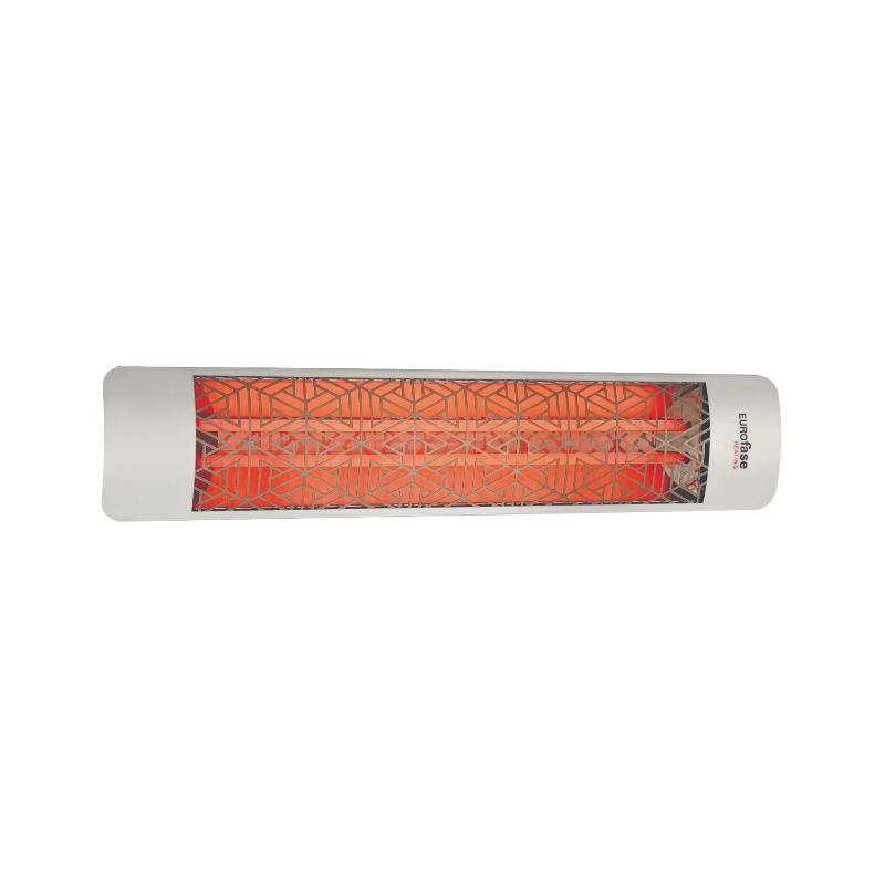Eurofase EF15 39" 1500W Outdoor Electric Single Quartz Element Heater - Stainless Steel/Mason