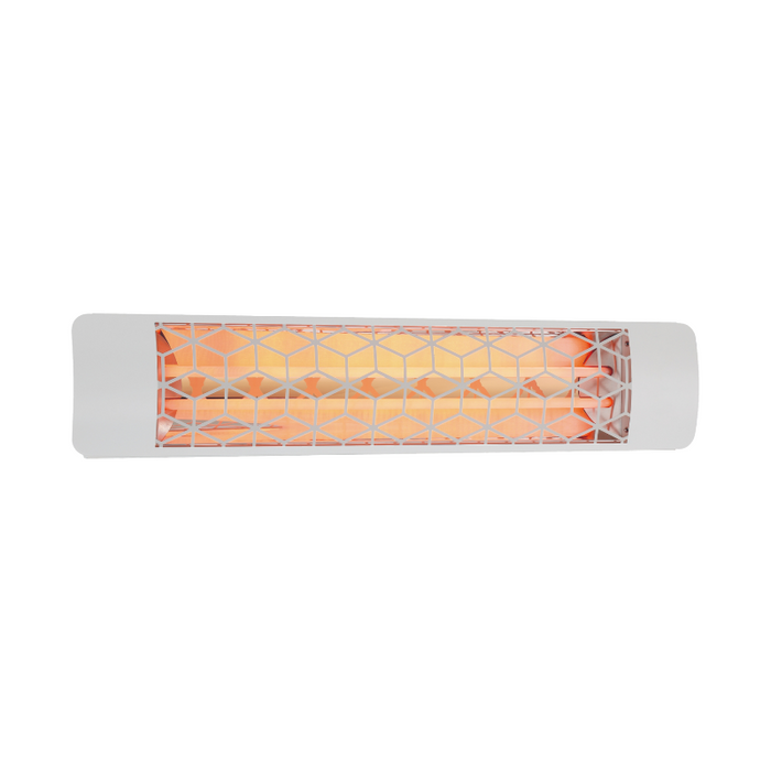 Eurofase EF50 39" 5000W Outdoor Electric Dual Quartz Element Heater - White/Stella