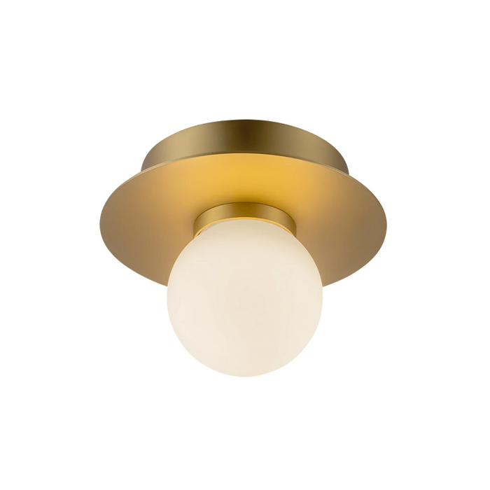 Kuzco FM15506 Elixir 1-lt 6" LED Flush Mount - Brushed Gold