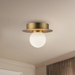 Kuzco FM15506 Elixir 1-lt 6" LED Flush Mount - Brushed Gold