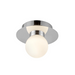 Kuzco FM15506 Elixir 1-lt 6" LED Flush Mount - Chrome