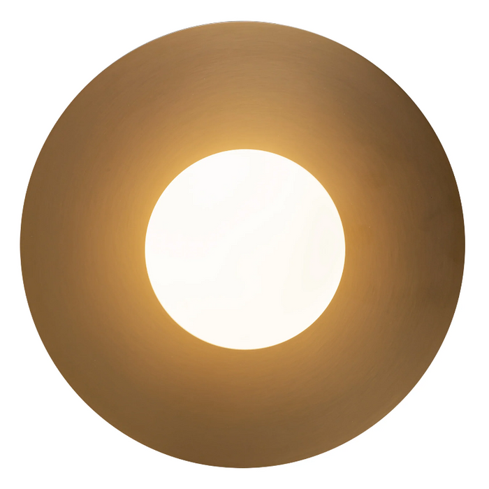 Kuzco FM15514 Elixir 1-lt 14" LED Flush Mount - Brushed Gold