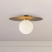 Kuzco FM15514 Elixir 1-lt 14" LED Flush Mount - Brushed Gold