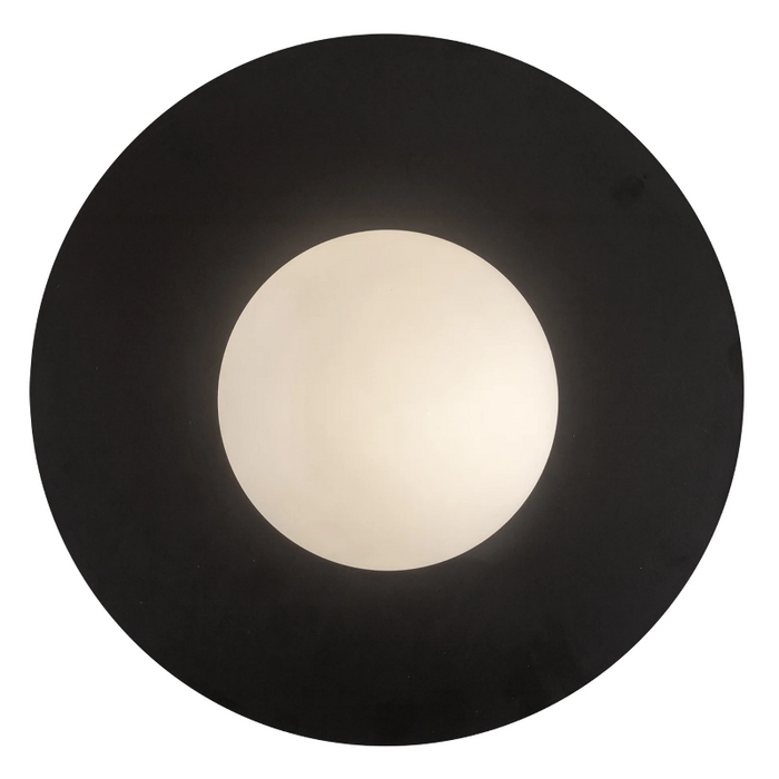 Kuzco FM15514 Elixir 1-lt 14" LED Flush Mount - Black