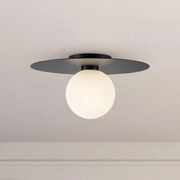 Kuzco FM15514 Elixir 1-lt 14" LED Flush Mount - Black
