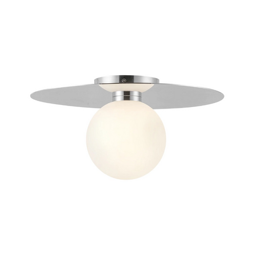 Kuzco FM15514 Elixir 1-lt 14" LED Flush Mount - Chrome