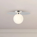 Kuzco FM15514 Elixir 1-lt 14" LED Flush Mount - Chrome