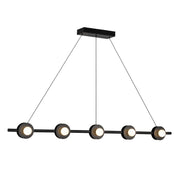 Kuzco LP15548 Elixir 10-lt 48" LED Linear Pendant - Black