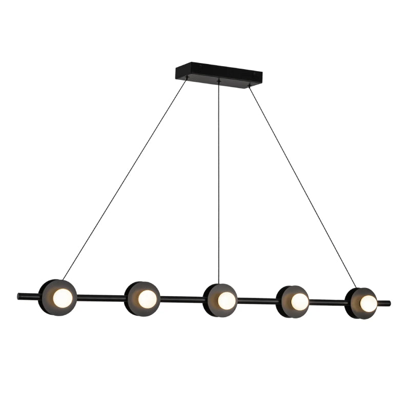 Kuzco LP15548 Elixir 10-lt 48" LED Linear Pendant - Black
