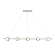 Kuzco LP15548 Elixir 10-lt 48" LED Linear Pendant - Chrome