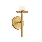 Kuzco WS15504 Elixir 1-lt 10" LED Wall Sconce - Brushed Gold