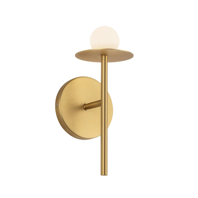 Kuzco WS15504 Elixir 1-lt 10" LED Wall Sconce - Brushed Gold