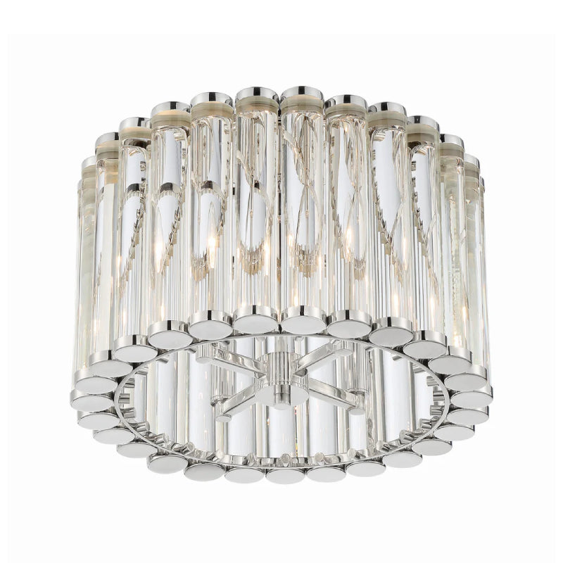 Crystorama ELL-B3004-CEILING Elliot 4-lt 15" Semi Flush Mount