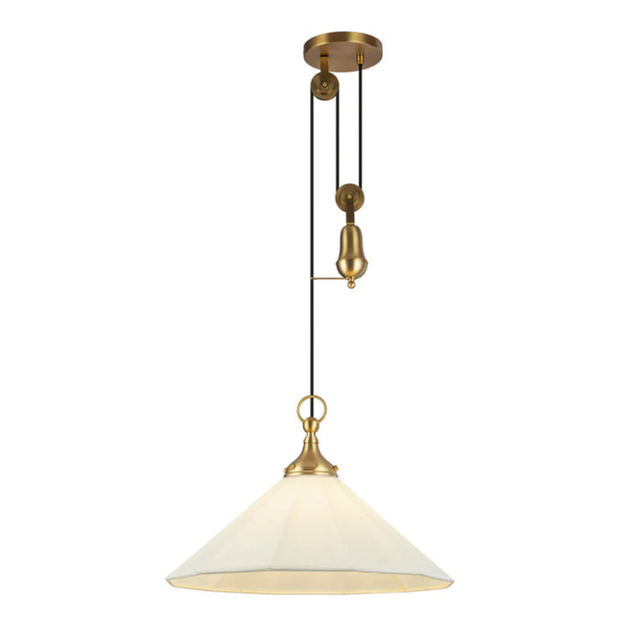 Alora Mood PD447120 Ellen 1-lt 20" Pendant - Brushed Gold