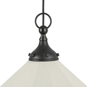 Alora Mood PD447120 Ellen 1-lt 20" Pendant - Matte Black