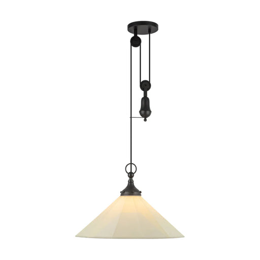 Alora Mood PD447120 Ellen 1-lt 20" Pendant - Matte Black