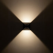 Kuzco EW33806-UNV-010 Ellis 6" Tall LED Outdoor Wall Sconce