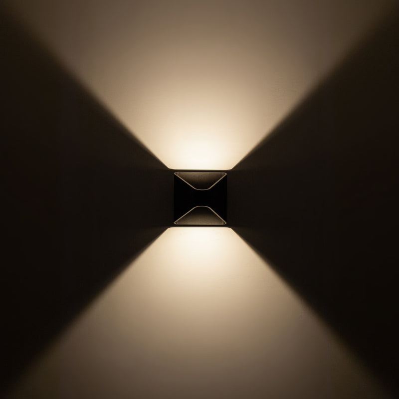 Kuzco EW33806-UNV-010 Ellis 6" Tall LED Outdoor Wall Sconce