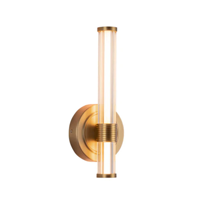 Alora Mood WV509012 Elsie 1-lt 12" Tall LED Vanity Light - Brushed Gold