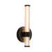 Alora Mood WV509012 Elsie 1-lt 12" Tall LED Vanity Light - Matte Black