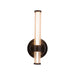 Alora Mood WV509012 Elsie 1-lt 12" Tall LED Vanity Light - Matte Black