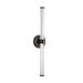 Alora Mood WV509024 Elsie 2-lt 24" Tall LED Vanity Light - Matte Black