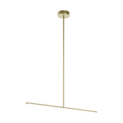 AFX ELZP42LAJD4 Elizabeth 1-lt 42" LED Pendant - Light Antique Brass