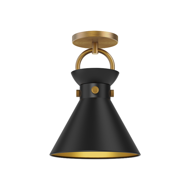 Alora Mood SF412009 Emerson 1-lt 9" Semi Flush Mount