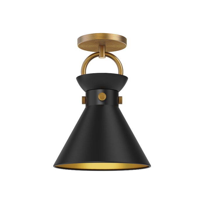 Alora Mood SF412009 Emerson 1-lt 9" Semi Flush Mount