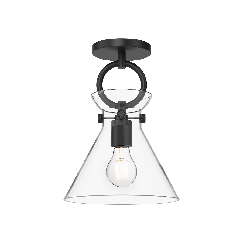 Alora Mood SF412509 Emerson 1-lt 9" Semi Flush Mount