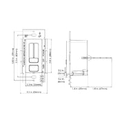 WAC EN-D24100-120-R Wall Mounted Class 2 24VDC/96W Dimmer and Driver